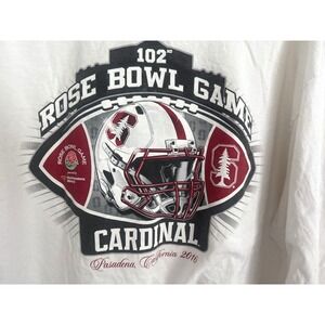 Stanford Cardinal Rose Bowl 2016 Pasadena Long Sleeve T-Shirt Men's distressed